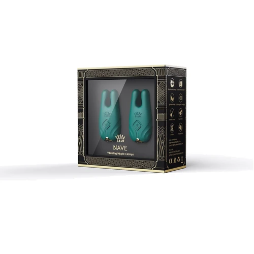 Вибратор для груди Zalo Nave Turquoise Green
