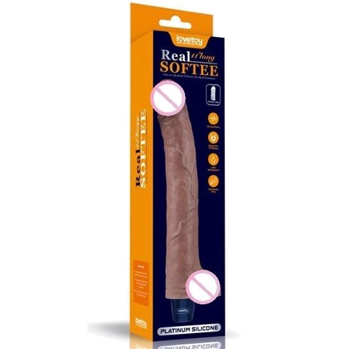 Вибратор LoveToy Real Softee Platinum Silicone 11"