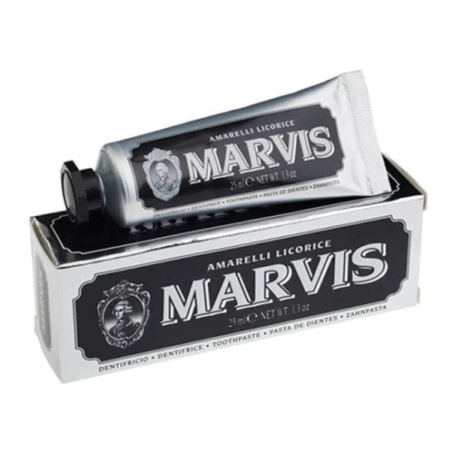 Marvis Amarelli Licorice 25 ml Зубная паста Амарелли лакрица и мята: Назначение Очищение, Отбеливание, Восстановление