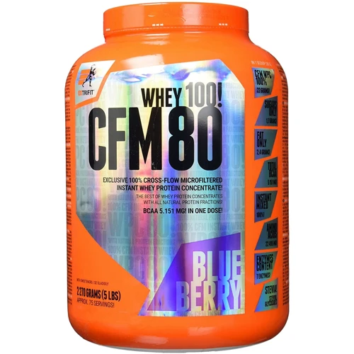 Протеин Extrifit CFM Instant Whey 80 2270 g /75 servings/ Blueberry