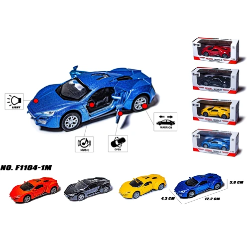 Машинка металлическая инерционная, в ассорт. (F1104-1M): Производитель Noname