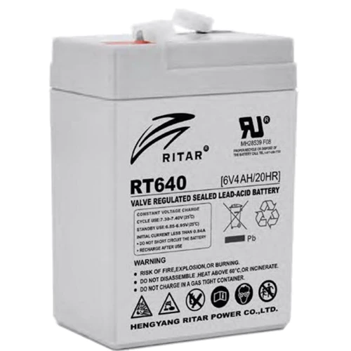Ritar AGM RT645, 6V-4Ah (RT640)
