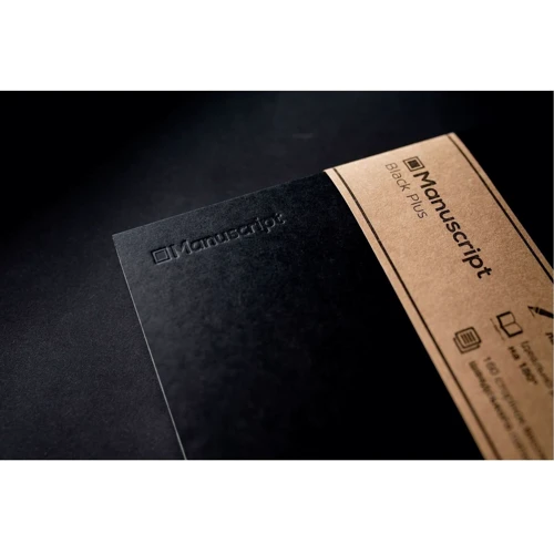 Скетчбук Manuscript Books Black Plus с открытым переплетом: Количество страниц 160