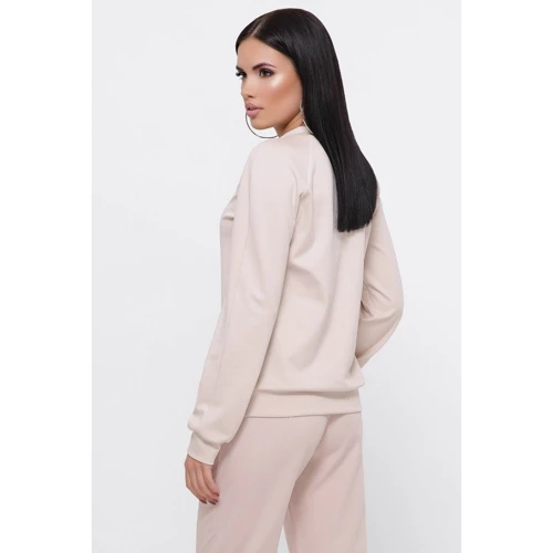 Свитшот FashionUp KF-1801B-42 42 бежевый: Сезон Демисезон