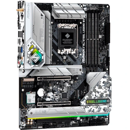 ASRock Z790 STEEL LEGEND WIFI: Разъемы на задней панели USB 3.2 Gen 2, HDMI, Ethernet RJ-45