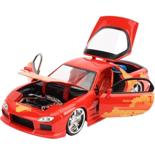 Машина металева Jada Форсаж Mazda RX-7 1993 Помаранчева 1:24 (253203059): Матеріал метал