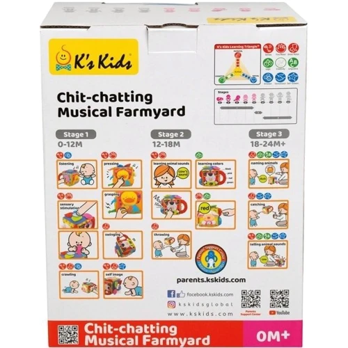 Развивающий куб K`s Kids Ферма (KA10603-GB)