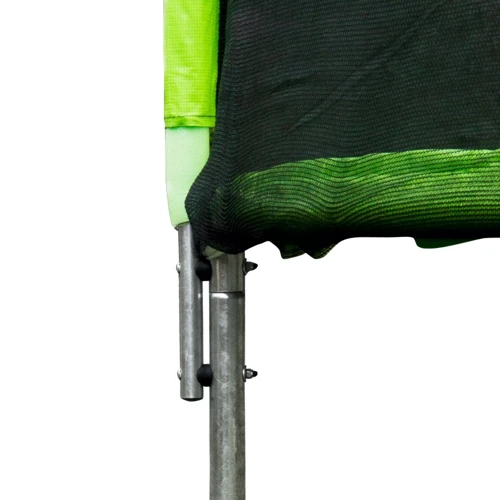 Батут inSPORTline Froggy PRO с защитной сеткой и лестницей 366cm желтый (9775-1) фото 3