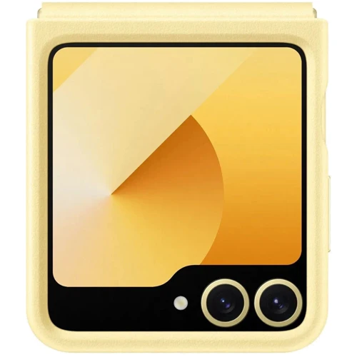 Чехол для телефонов Epik Leather Case Yellow for Samsung F741 Galaxy Flip 6: Тип накладка на заднюю часть