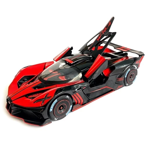 Машинка спортивная металлическая Bugatti Divo Bburago 1:24 3 цвет свет, звук (2400): Материал Пластик, Металл