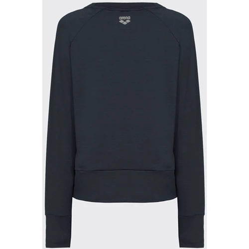 Свитшот Arena W BS Sweat (004819-500) 44 (M) темно-синий: Состав Эластан, Полиэстер