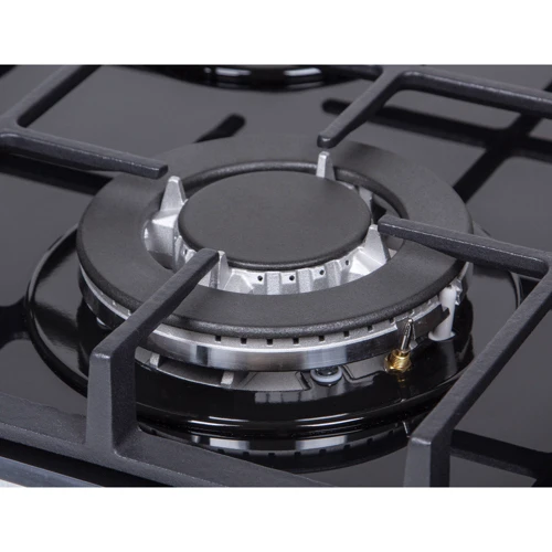 Варочная поверхность газовая Ventolux HG430-M1G CEST (BK): Рабочая поверхность стекло (закаленное)