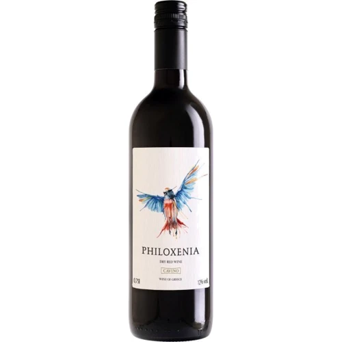 Вино Cavino Philoxenia, красное сухое, 0.75 л 12% (ALU5201015015187)