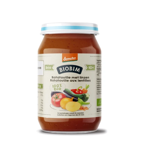 Пюре органічне Biobim Рататуй із сочевицею 250 г (1187150)