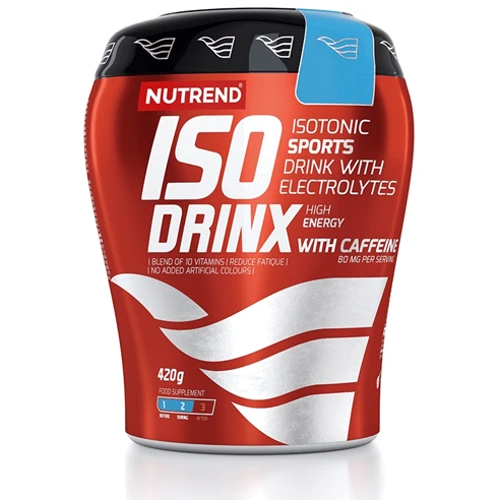 Изотоник Nutrend Iso Drinx with Caffeine 420 g /12 servings/ Blackberry
