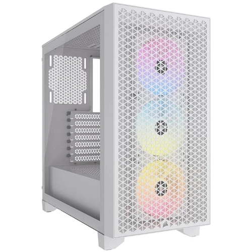 Корпус Corsair 3000D RGB Tempered Glass White (CC-9011256-WW)