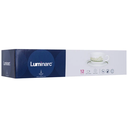 Сервиз Luminarc ESSENCE ORBEA 6х220мл для чая (P6884): Материал Закалённое стекло