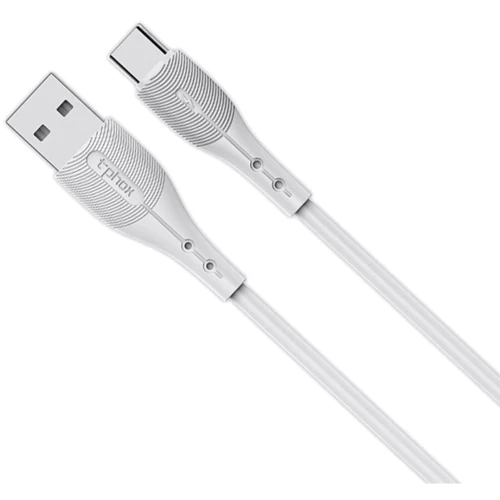 Кабель T-PHOX USB Cable to USB-C 1m White (T-C836): Довжина 1 м