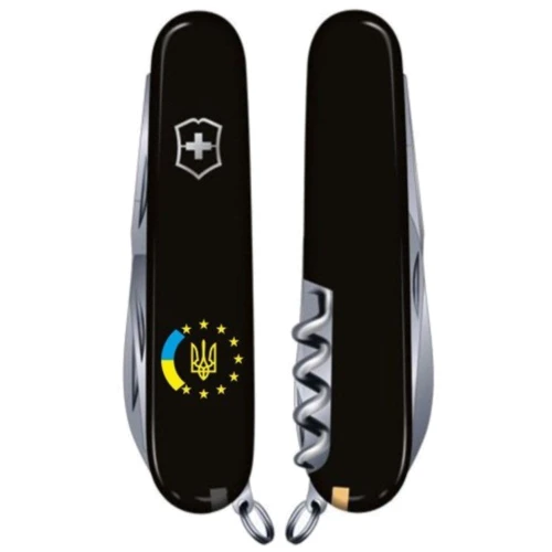 Мультитул Victorinox Climber Ukraine 91мм/14 функций/черный /Украина ЕС (1.3703.3_T1130u): Тип мини-мультитул
