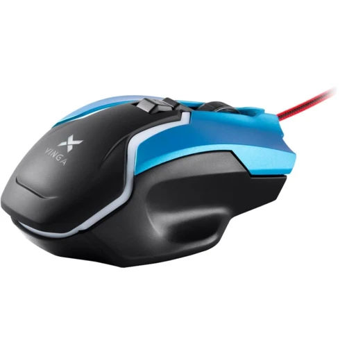 Мышь Vinga MSG-867 blue: Интерфейс подключения проводная USB