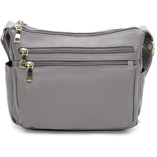 Женская сумка через плечо Keizer серая (K16008gr-grey)