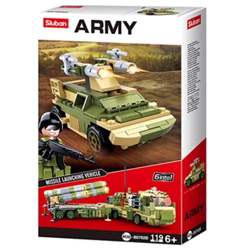 Конструктор SLUBAN M38-B0782B військова техніка, фігурка, 119дет, 14-24-4,5см