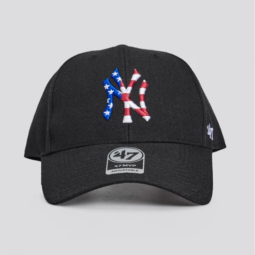 Мужская бейсболка 47 Brand New York Yankees черная (B-FLAGM17WBV-BK): Производитель 47 Brand