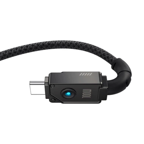 Кабель Baseus USB-C to USB-C Unbreakable Series 100W 1m Black (P10355800111-00) фото 3