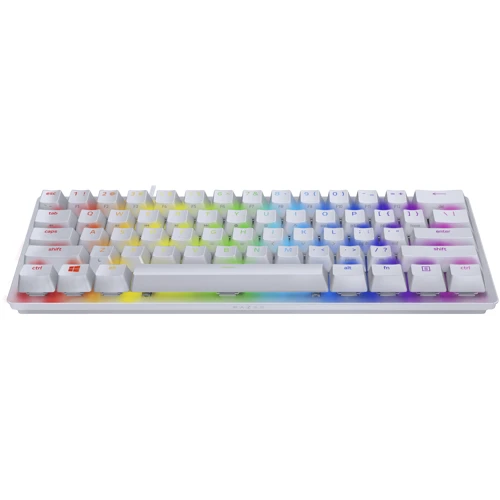 Клавіатура Razer Huntsman mini Mercury Edition Red Switch ENG (RZ03-03390400-R3M1): Підключення дротове