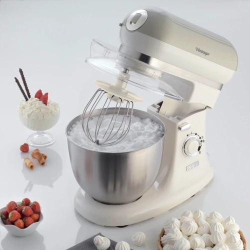 Кухонний комбайн Ariete Vintage Beige 1588/03: Конструкція стаціонарний