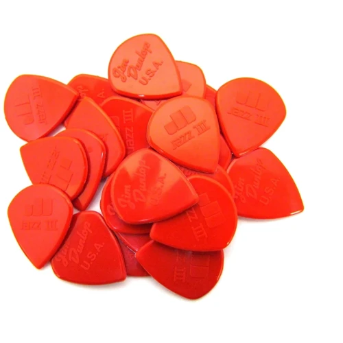 Медіатор Набор медиаторов DUNLOP 47RXLN NYLON JAZZ III XL RED Refill: Форма медіатора Jazz
