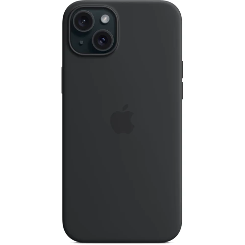 Чехол для iPhone Apple iPhone 15 Plus Silicone Case with MagSafe - Black (MT103ZM/A): Тип аксессуара чехол