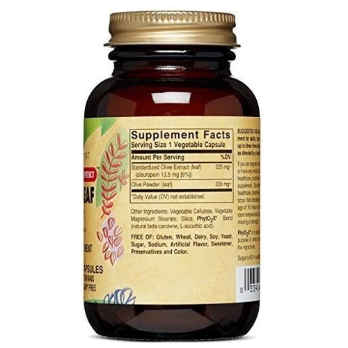 Solgar SFP Olive Leaf Extract 60 Vegetable Capsules: Форма випуску капсули