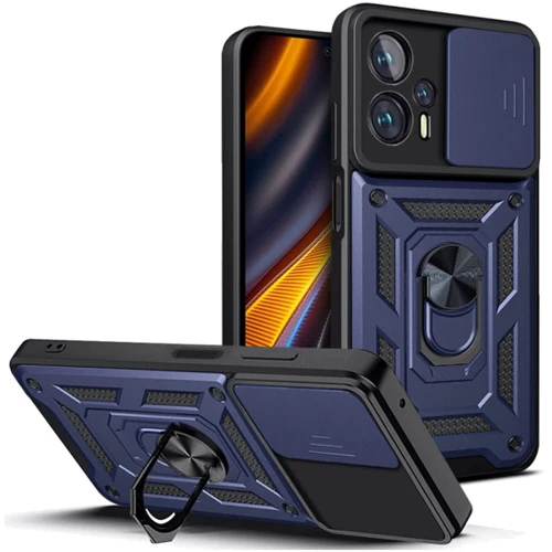 Чехол для телефонов Mobile Case Camshield Serge Ring Blue for Xiaomi Poco X4 GT
