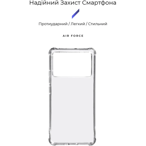Чехол для телефонов Armorstandart Air Force Transparent for Xiaomi Poco X6 Pro 5G (ARM73377): Совместимость Xiaomi Poco X6 Pro 5G