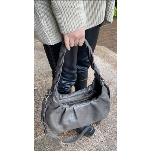 Жіноча сумка хобо ARTiS Bags сіра (1784 4629): Стиль Повседневный (Casual)