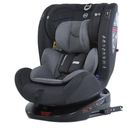 Автокресло El Camino Everest Isofix 0-36 кг (ME 1114 Light Gray)