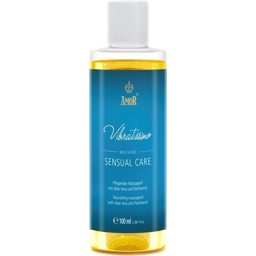 Массажное масло Amor Vibratissimo Sensual Care с алоэ вера и пантенолом, 100 мл: Тип Масло
