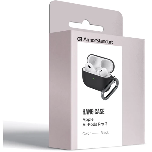 Чохол ArmorStandart Hang Case Black для Apple AirPods Pro 3 (ARM88271)