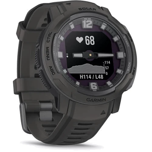Смарт-часы Garmin Instinct Crossover Solar Graphite (010-02730-01): Тип гаджета Взрослые смарт часы