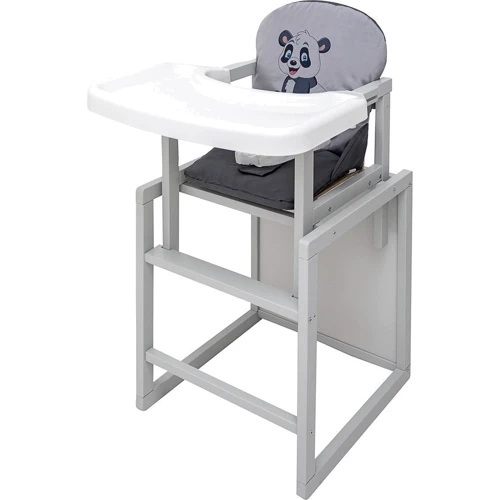 

Стульчик-трансформер Babyroom Пеппи-250 серый/серый-графит (панда) (680978)