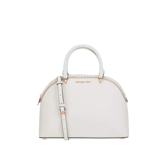 Женская сумка-купол Michael Kors белая (MK0464W)