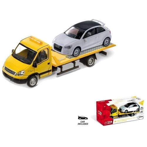 Автомодель Mondo Эвакуатор IVECO и легковой автомобиль, 1:43 (53196): Тип Готовая модель