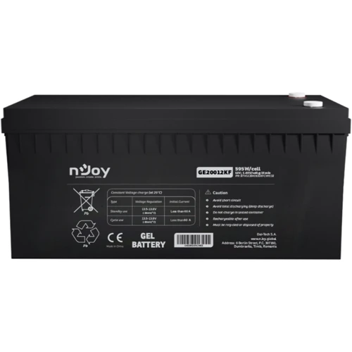 Njoy GE20012KF 12V 200AH (BTVGCBHOEIEKFCW01B): Тип Аккумулятор