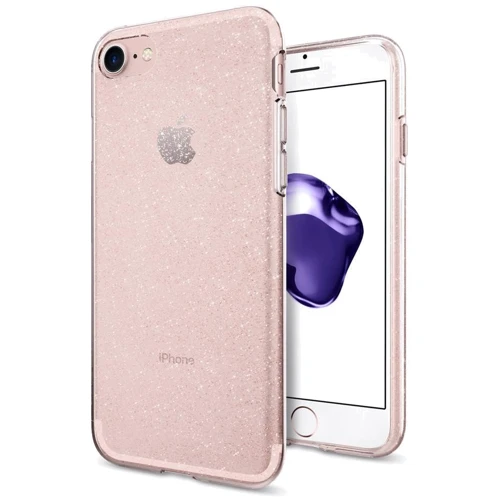 Чехол для iPhone Spigen Liquid Crystal Glitter Rose Quartz (042CS21419) for iPhone 8/iPhone 7