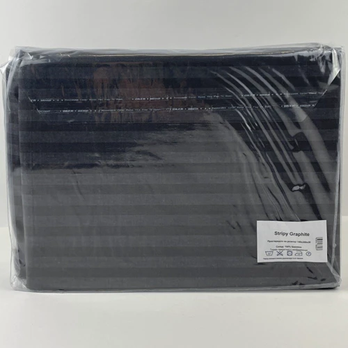 Простирадло на гумці SoundSleep Stripy Graphite бязь 140х200х20см (93948807): Матеріал бязь