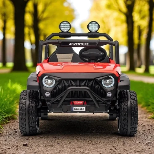 Дитячий електромобіль Bambi Джип червоний (M 6206EBLR-3(24V))