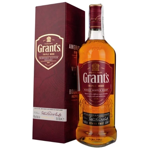 Віскі Grant's Triplewood Blended Scotch Whisky 40% 0.7 л у коробці (DDSAT4P128)