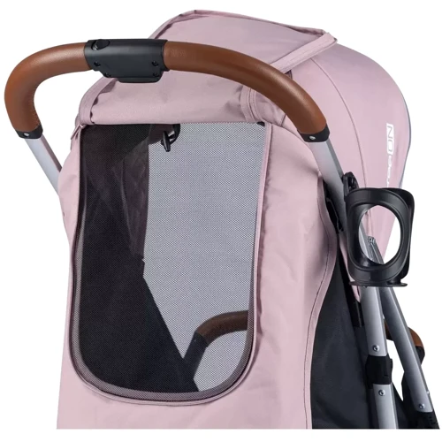Прогулочная коляска FreeON LUX Premium Dusty Pink-Black (44688): Пол ребенка Для девочек