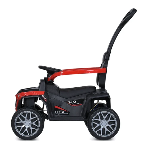 Детский электромобиль-толокар 2в1 Bambi Квадроцикл красный (M 4803EL-3)